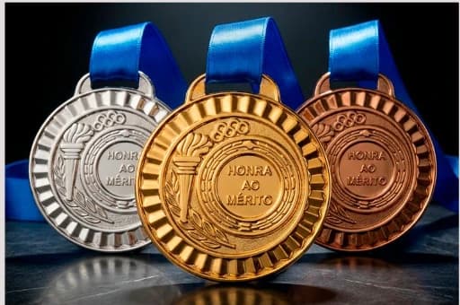 Linha de medalhas Tref para eventos e premiações